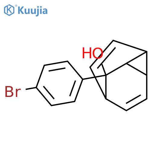Tricyclo[3.3.1.02,8]nona-3,6-dien-9-ol, 9-(4-bromophenyl)- structure