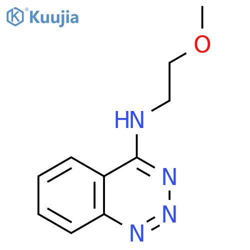 1,2,3-Benzotriazin-4-amine, N-(2-methoxyethyl)- structure