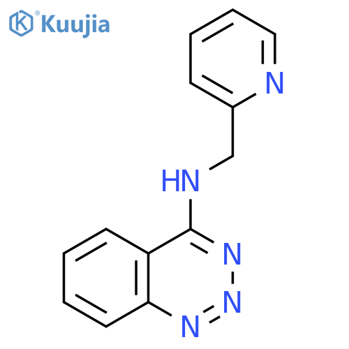 1,2,3-BENZOTRIAZIN-4-AMINE, N-(2-PYRIDINYLMETHYL)- structure