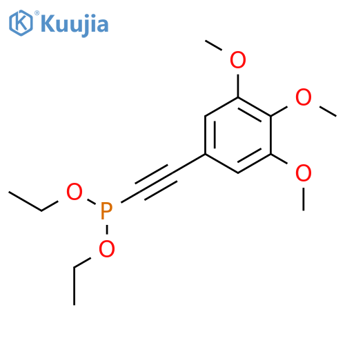 PHOSPHONOUS ACID, [(3,4,5-TRIMETHOXYPHENYL)ETHYNYL]-, DIETHYL ESTER structure