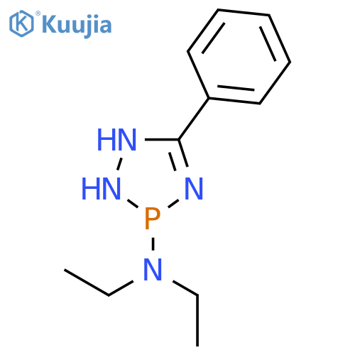 3H-1,2,4,3-Triazaphosphol-3-amine, N,N-diethyl-1,2-dihydro-5-phenyl- structure