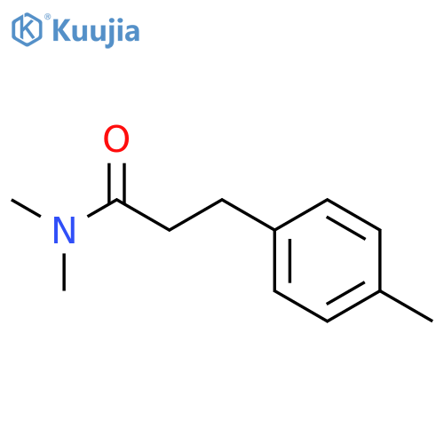 BENZENEPROPANAMIDE, N,N,4-TRIMETHYL- structure