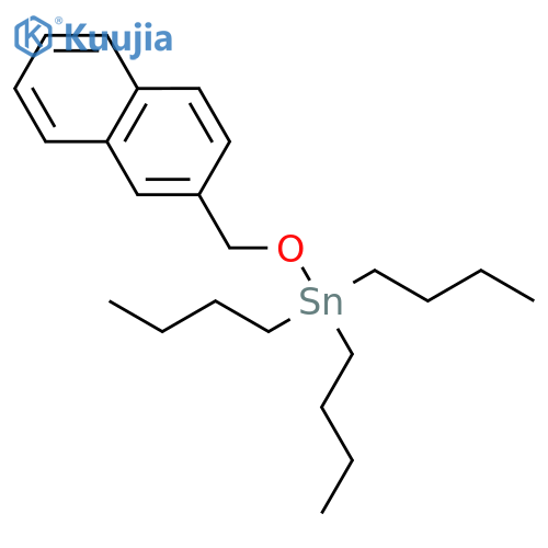 Stannane, tributyl(2-naphthalenylmethoxy)- structure