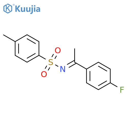 N-1-(4-Fluorophenyl)ethylidene-4-methylbenzenesulfonamide structure