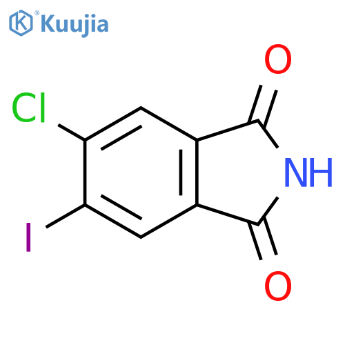 5-Chloro-6-iodo-isoindole-1,3-dione structure