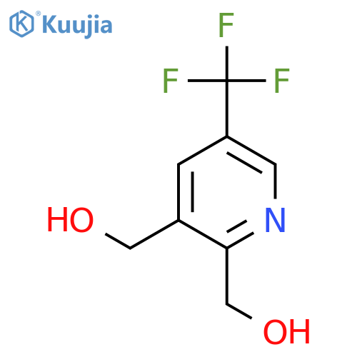 (5-(Trifluoromethyl)pyridine-2,3-diyl)dimethanol structure