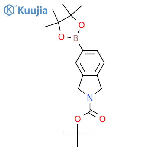 tert-butyl 5-(4,4,5,5-tetramethyl-1,3,2-dioxaborolan-2-yl)-2,3-dihydro-1H-isoindole-2-carboxylate structure