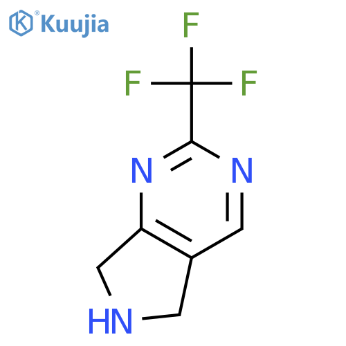 2-(trifluoromethyl)-5H,6H,7H-pyrrolo[3,4-d]pyrimidine structure