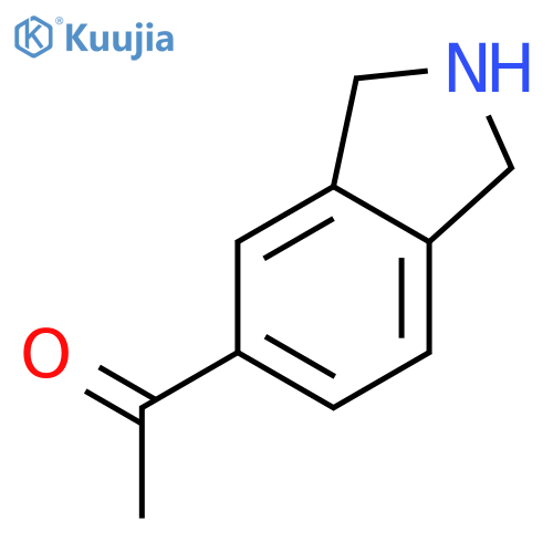 1-(2,3-Dihydro-1H-isoindol-5-yl)-ethanone structure