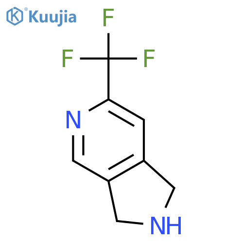 6-(trifluoromethyl)-1H,2H,3H-pyrrolo[3,4-c]pyridine structure