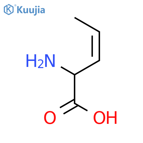 3-PENTENOIC ACID, 2-AMINO-, (Z)- structure