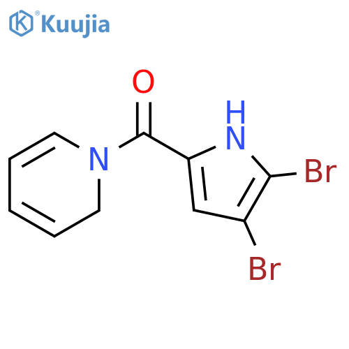 Methanone, (4,5-dibromo-1H-pyrrol-2-yl)-1(2H)-pyridinyl- structure