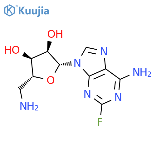 Adenosine, 5'-amino-5'-deoxy-2-fluoro- structure