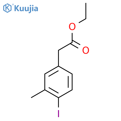 Ethyl 4-iodo-3-methylphenylacetate structure