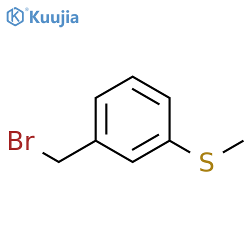 1-(bromomethyl)-3-(methylsulfanyl)benzene structure