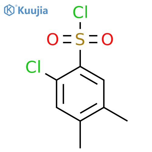 2-Chloro-4,5-dimethylbenzene-1-sulfonyl chloride structure