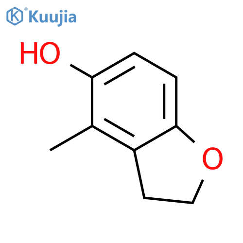 2,3-dihydro-4-methyl-5-Benzofuranol structure