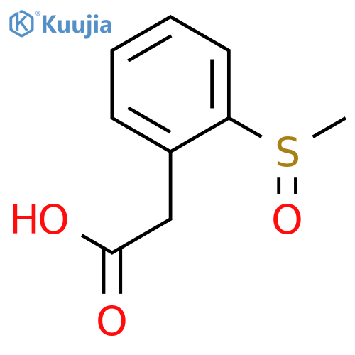 2-(2-methanesulfinylphenyl)acetic Acid structure