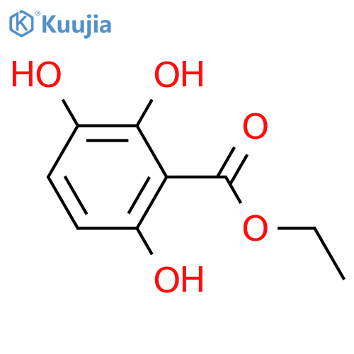 2,3,6-Trihydroxybenzoic acid; Et ester structure