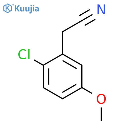 2-(2-Chloro-5-methoxyphenyl)acetonitrile structure