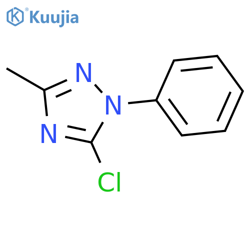 5-chloro-3-methyl-1-phenyl-1H-1,2,4-triazole structure