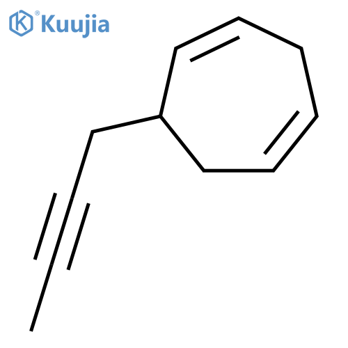 1,4-CYCLOHEPTADIENE, 6-(2-BUTYNYL)- structure