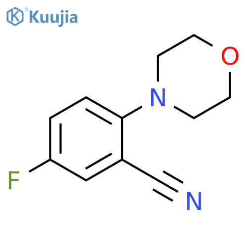5-Fluoro-2-(morpholin-4-yl)benzonitrile structure