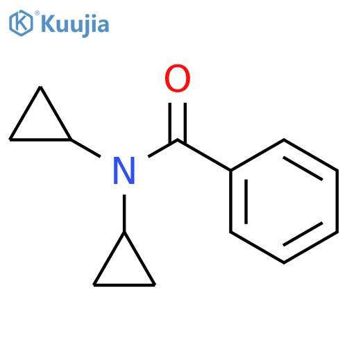 Benzamide, N,N-dicyclopropyl- structure
