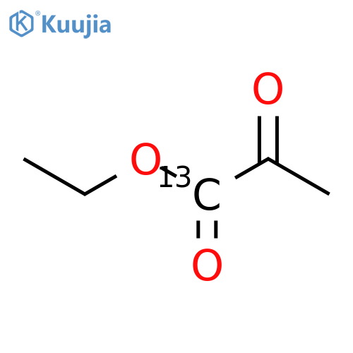 Pyruvic Acid-13C Ethyl Ester structure