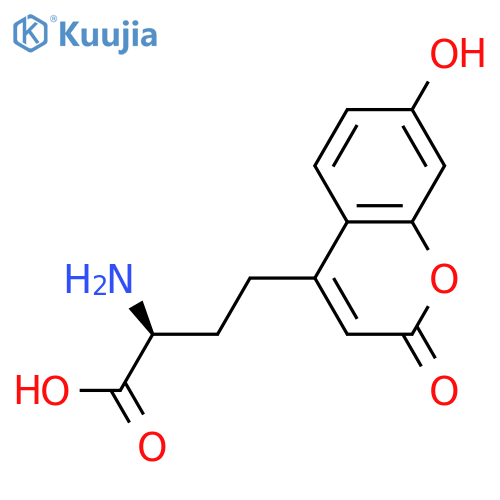 (S)-2-Amino-4-(7-hydroxy-2-oxo-2H-chromen-4-yl)butanoic Acid structure