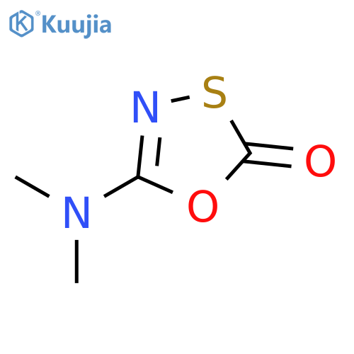 1,3,4-OXATHIAZOL-2-ONE, 5-(DIMETHYLAMINO)- structure