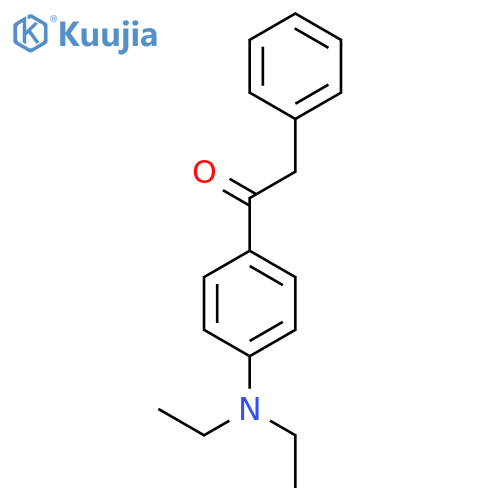 Ethanone, 1-[4-(diethylamino)phenyl]-2-phenyl- structure