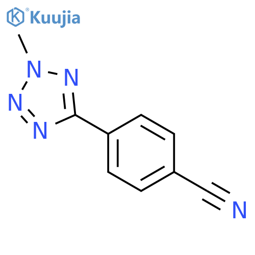 BENZONITRILE, 4-(2-METHYL-2H-TETRAZOL-5-YL)- structure
