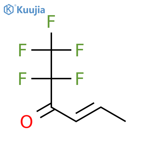 4-HEXEN-3-ONE, 1,1,1,2,2-PENTAFLUORO-, (E)- structure