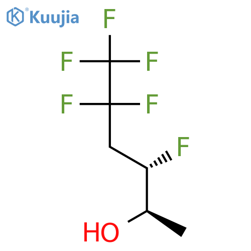 2-Hexanol, 3,5,5,6,6,6-hexafluoro-, (R*,S*)- structure