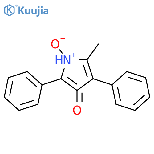 3H-PYRROL-3-ONE, 5-METHYL-2,4-DIPHENYL-, 1-OXIDE structure