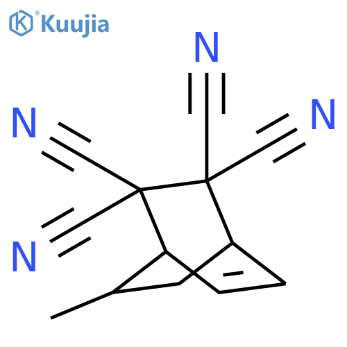 BICYCLO[2.2.2]OCT-5-ENE-2,2,3,3-TETRACARBONITRILE, 7-METHYL- structure