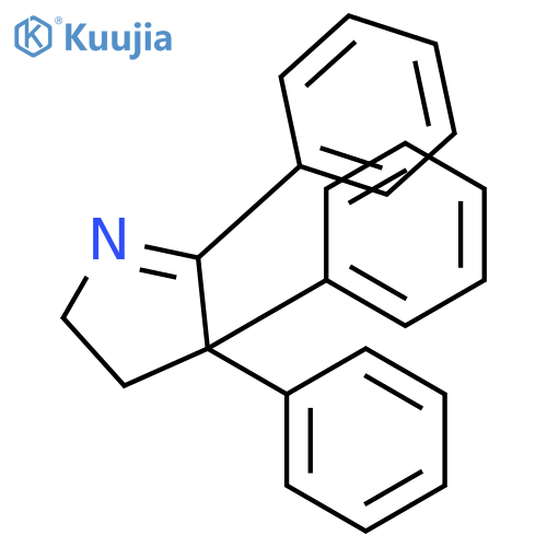 2H-Pyrrole, 3,4-dihydro-4,4,5-triphenyl- structure