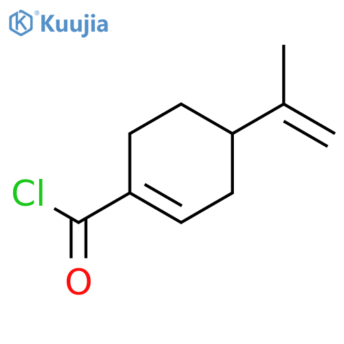 1-Cyclohexene-1-carbonyl chloride, 4-(1-methylethenyl)- (9CI) structure