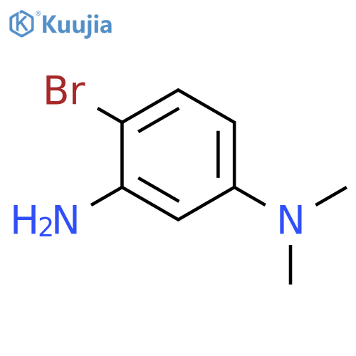 1,3-Benzenediamine, 4-bromo-N1,N1-dimethyl- structure