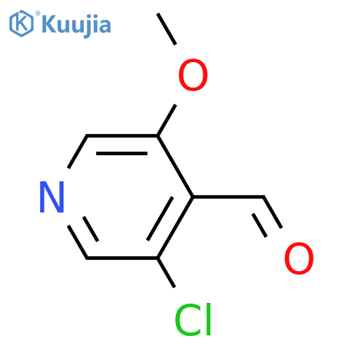 3-CHLORO-5-METHOXYISONICOTINALDEHYDE structure
