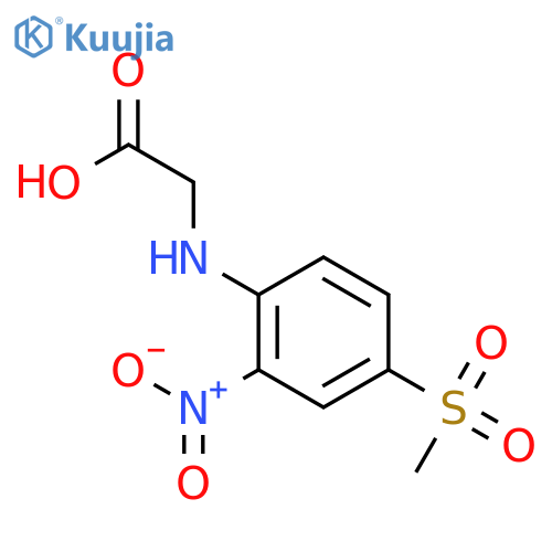 2-(4-Methanesulfonyl-2-nitrophenyl)aminoacetic Acid structure