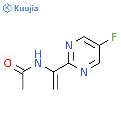 N-(1-(5-Fluoropyrimidin-2-yl)vinyl)acetamide structure