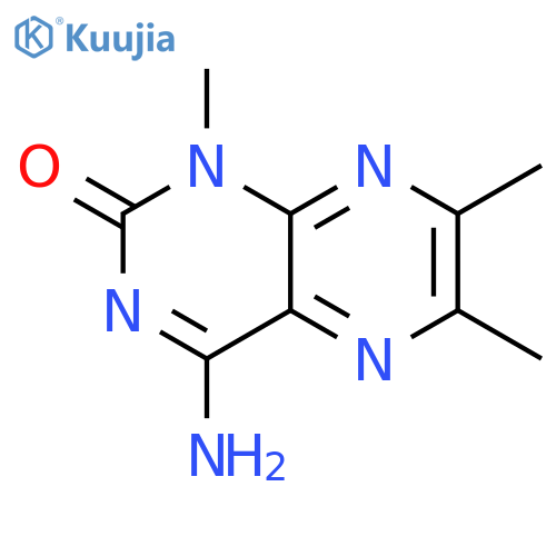 2(1H)-Pteridinone, 4-amino-1,6,7-trimethyl- structure