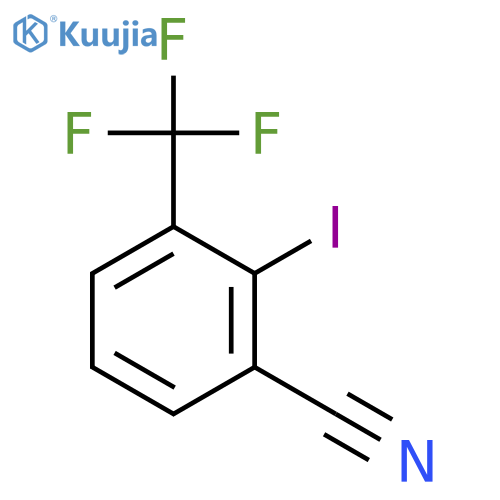 2-Iodo-3-(trifluoromethyl)benzonitrile structure
