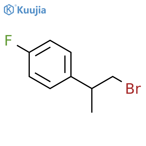 BENZENE, 1-(2-BROMO-1-METHYLETHYL)-4-FLUORO- structure