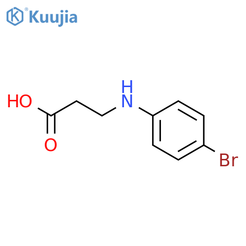 3-((4-Bromophenyl)amino)propanoic acid structure