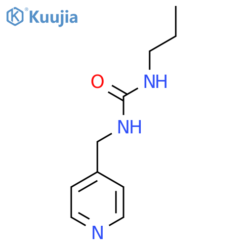 (Propylamino)-N-(4-pyridylmethyl)formamide structure