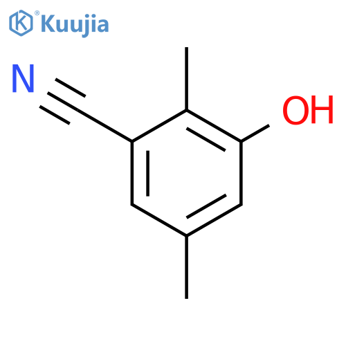 2,5-Dimethyl-3-hydroxybenzonitrile structure