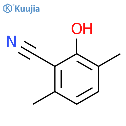 3,6-Dimethyl-2-hydroxybenzonitrile structure